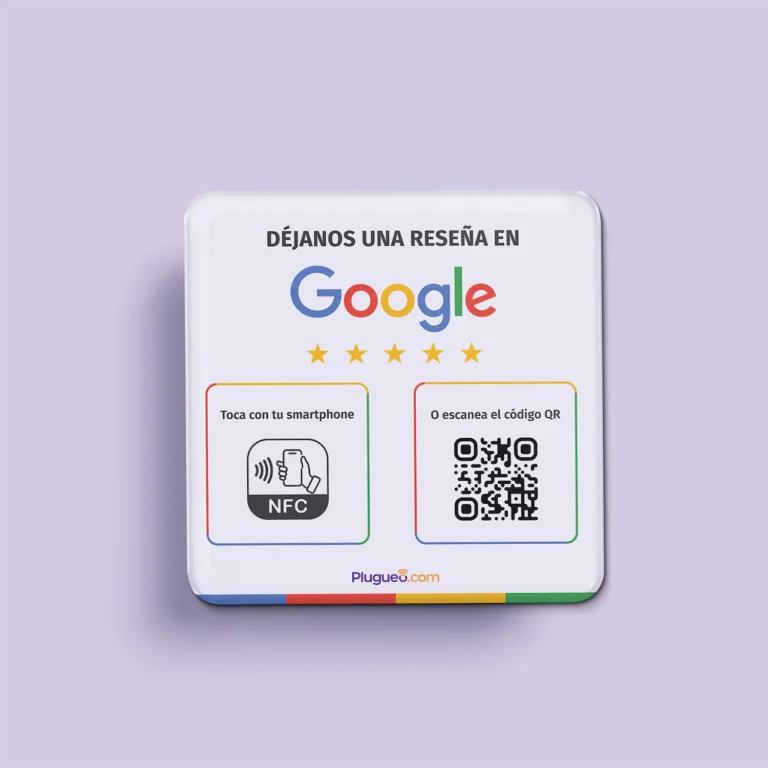 Placa Reseñas Google