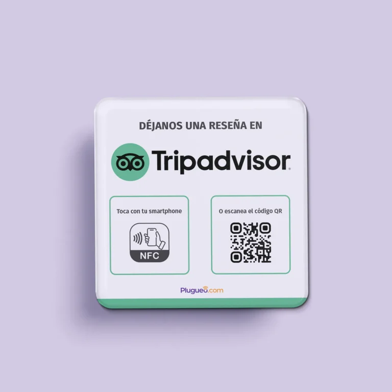 Placa Reseñas TripAdvisor